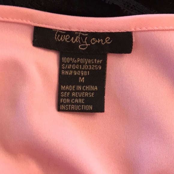 FOREVER 21 shear dress with light pink slip - Picture 4 of 4